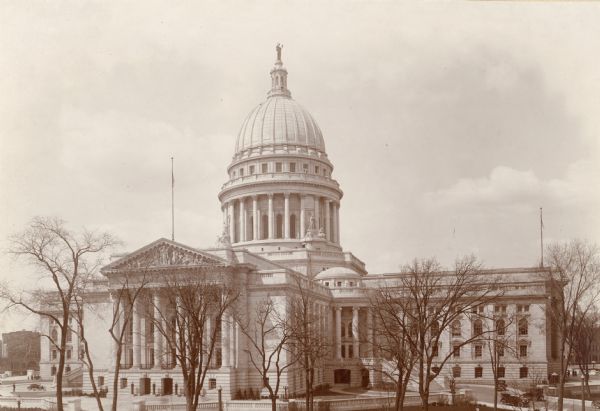 The fourth Wisconsin State Capitol building, the third in Madison.