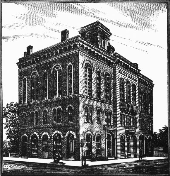 Madison City Hall, 2 West Mifflin Street built in 1857.