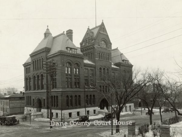 The Dane County Courthouse on West Main Street, built in 1885.