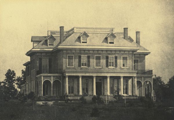The Edgewood House, purchased by Samuel Marshall from John W. Ashmead.  It was partially completed at the time of purchase and was later finished by Mr. Marshall.  It was sold to Governor C.C. Washburn for $15,000 on September 17, 1873.  Later, it became the site of Edgewood Catholic Seminary.