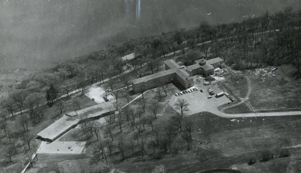 An aerial view of Edgewood College and Schools.