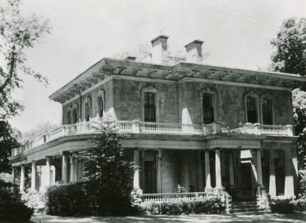 The Executive Residence, 130 East Gilman Street. Used as the Executive Residence from 1883-1950.