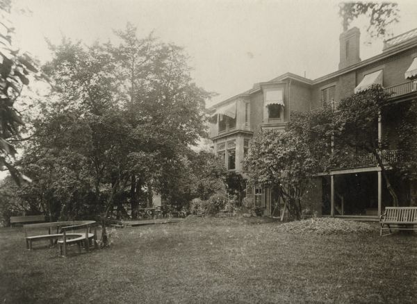 Exterior view of the Lucius Fairchild residence.