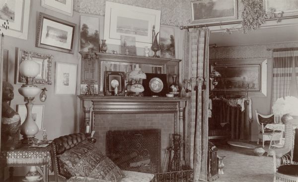 An interior view of the Lucius Fairchild Residence.