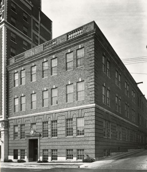 Exterior view of the Wisconsin Telephone Company Building, 17 South Fairchild Street.