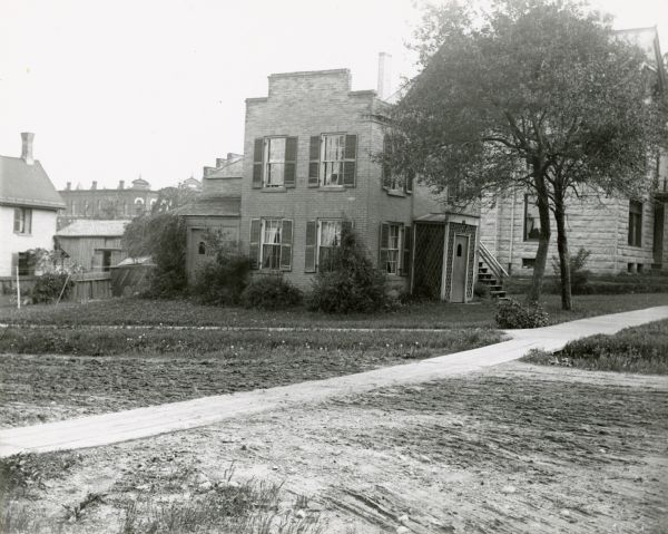 The Botkin house at the corner of Fairchild Street and Washington Avenue.