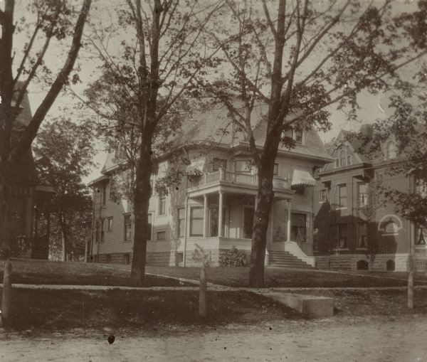 The First Congregational Church parsonage, 138 Langdon Street, built in 1891 and demolished about 1965 to make room for an addition to the sorority house next door at 152 Langdon Street.