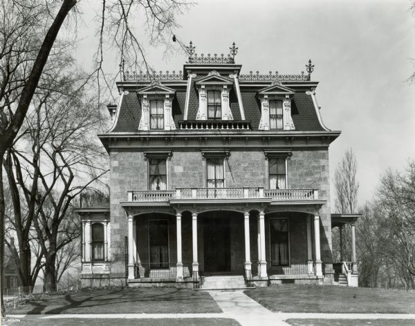 The John E. Kendall House, 104 East Gilman Street, built in 1855.