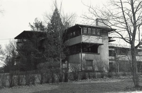 The Gilmore-Weiss house, 120 Ely Place, designed by Frank Lloyd Wright.