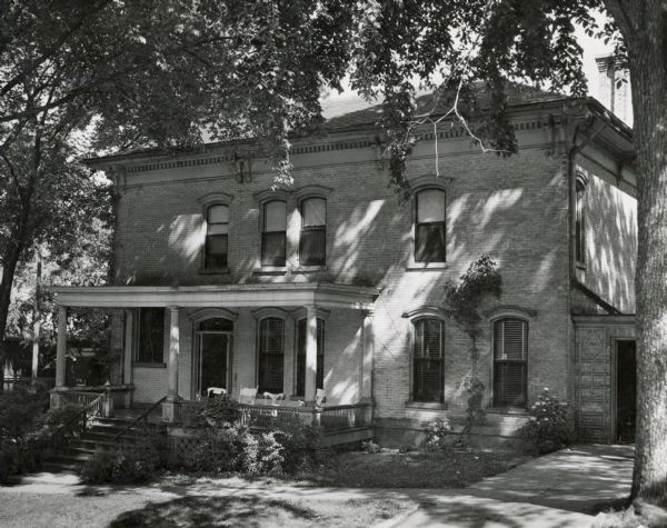 151 East Gorham Street, on the southwest corner of North Butler and East Gorham Streets, a ten room house thought to have been built in 1865 by Timothy Brown.