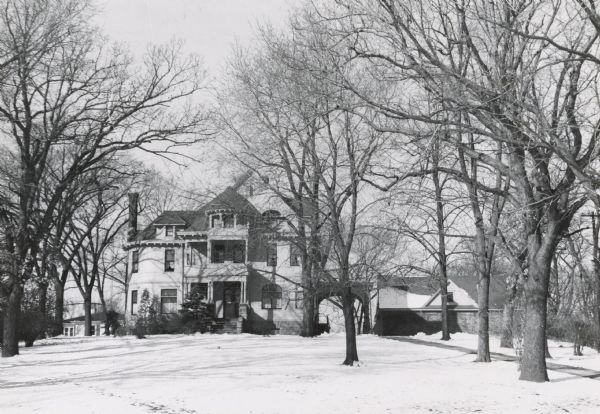 A residence at 930 East Gorham Street, on the site once occupied by the Walker "castle".
