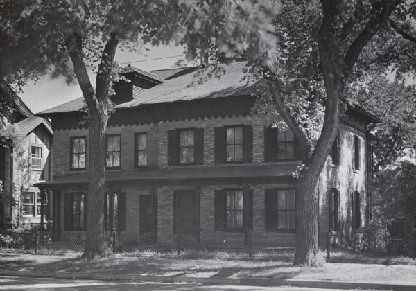 The Herfurth house, 703 East Gorham Street, built by Theodore Herfurth around 1870 and owned in 1952 by Mrs. Ralph Dennis.