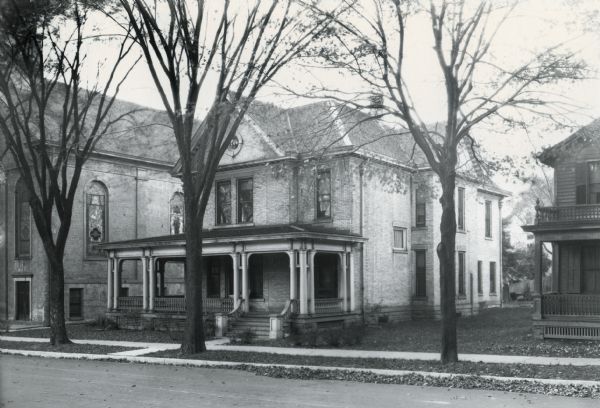 The Holy Redeemer Catholic Church Parish House, 124 West Johnson Street.
