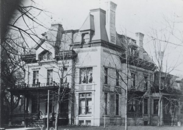 The Jackson residence, 323 North Carroll Street, home of the James A. Jackson family for 40 years.