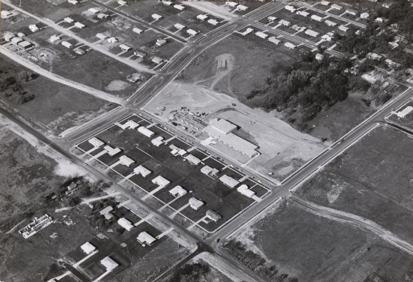 Aerial view of Orchard Ridge School, at 5602 Russett Road.
