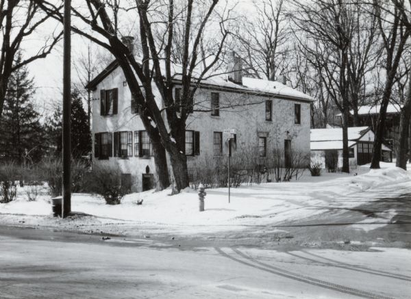 Plough Inn, 3402 Monroe Street. Built in 1853 and added onto in 1858. The home was originally built for German immigrants Frederick and Amelia Puanack, and then became a roadhouse established by John and Isabella Whare. The roadhouse served as a house for people travelling to different parts of southwestern Wisconsin. The Plough Inn was a favorite place for soldiers living at Camp Randall during the Civil War and continued to be used as a tavern into the 20th century.