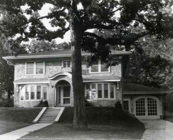 Exterior view of home belonging to J.D. Phillip.