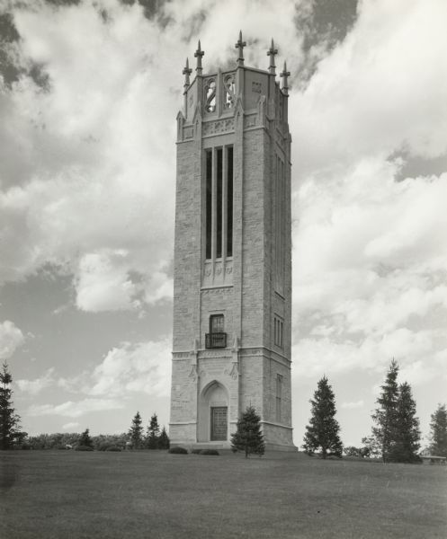 View of the Tower at Roselawn Memorial Park.