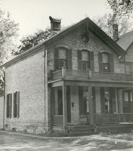 View of the Slightam residence, located at 337 West Wilson Street.