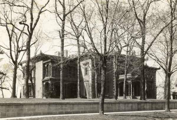 William F. Vilas house and its surrounding yard, 12 East Gilman Street.  The house was later occupied by the American Association of University Women.