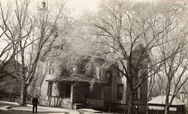 The home of Frank Drew Winkley, located at the corner of Frances and Langdon Streets.