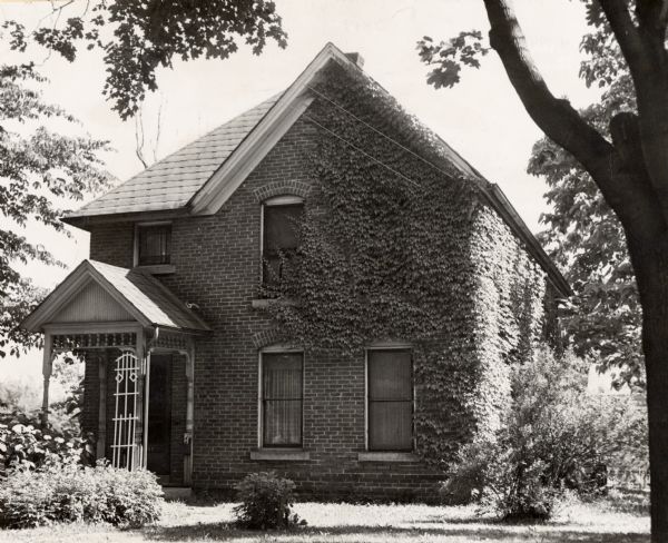 The Wirth house, later the residence of Police Chief William H. McCormick, located at 2817 Milwaukee Street. The newer addition was built circa 1882, the older about 1850. According to an article in the <i>Capital Times</i> on July 4, 1948, "... [the house was] built of bricks which came from the old Gerstenbrei brickyard by a Mr. Heim for the Jacob Wirth family which occupied it for so many years."