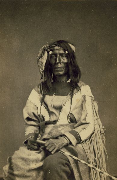 Portrait of the "Fox," Cree chief.