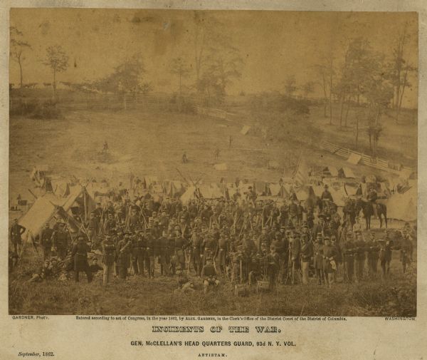 General McClellan's Headquarters Guard, the 93rd New York Volunteers.