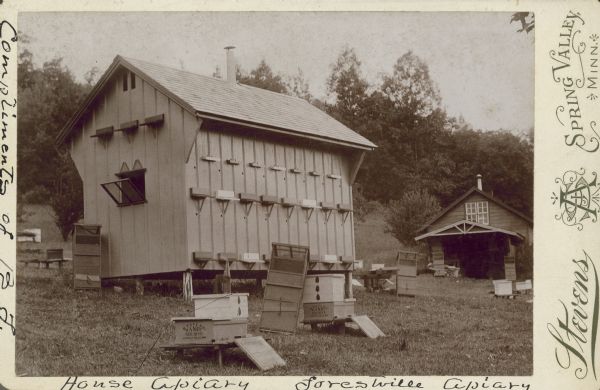 House apiary in Minnesota.