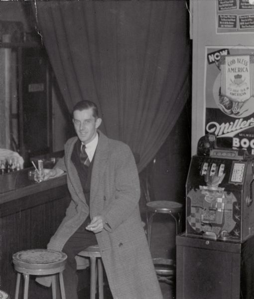 Friday night, April 10th, 1942, at Clarence Sidesky's tavern, Route 3, Kenosha.