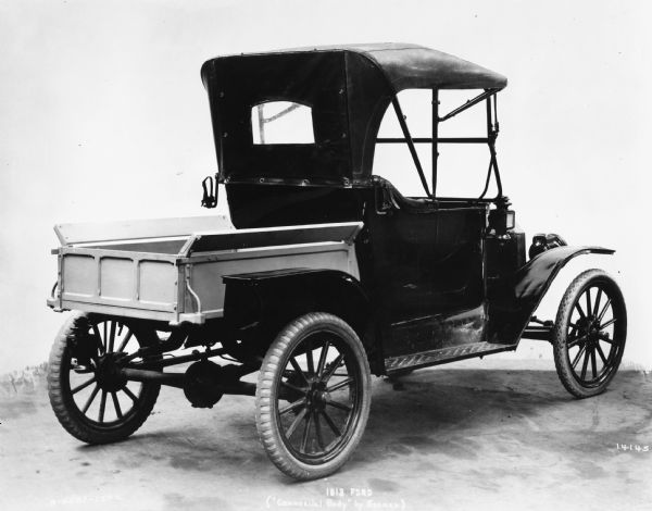 A 1913 Ford with a commercial body made by the W.S. Seaman Company.