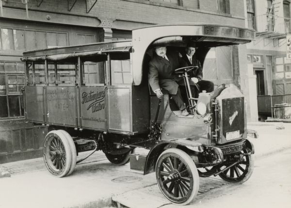 A 1910 model Sternberg Truck which was manufactured in Milwaukee.