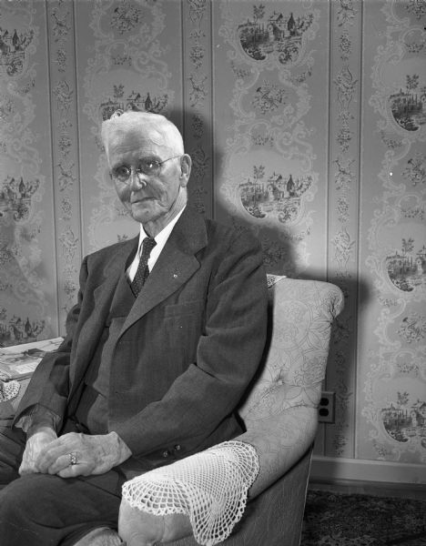 Portrait of dentist Dr. Henry Irving Gibson.
