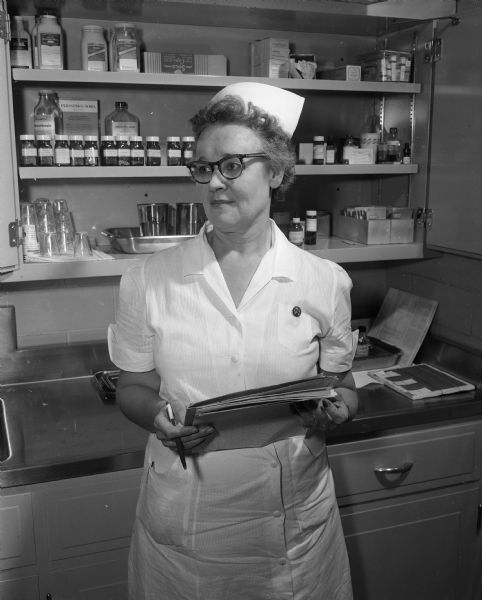 Nurse Molly Hackett, a staff nurse at Madison General Hospital.