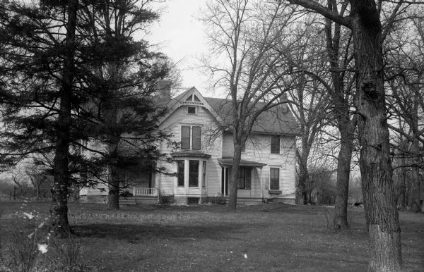 William and Frederike Weber farm house on Highway 12-18, near the Yahara River south of Lake Monona. The house was also the Children's Home for Rheumatic Fever cases ca. 1944-1947.  Elsa Weber, a graduate nurse, had direct charge of the convalescent home.