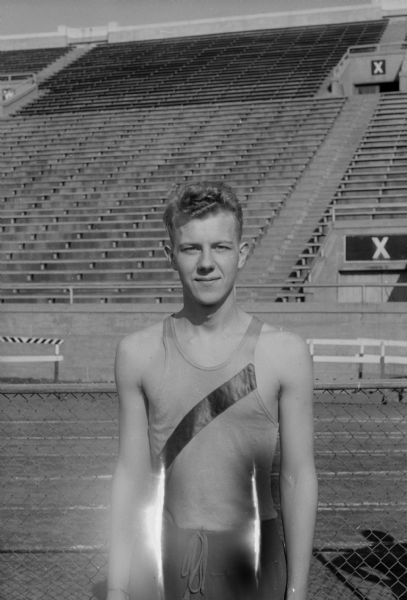 Forrest W. Gillett, II, a West High School athlete who died in February 1945 after a brief illness.