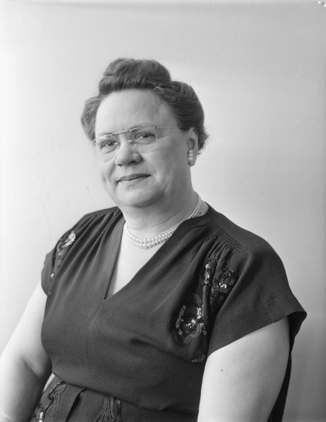 Portrait of Mrs. Norbert J. "Luke" Mergen.