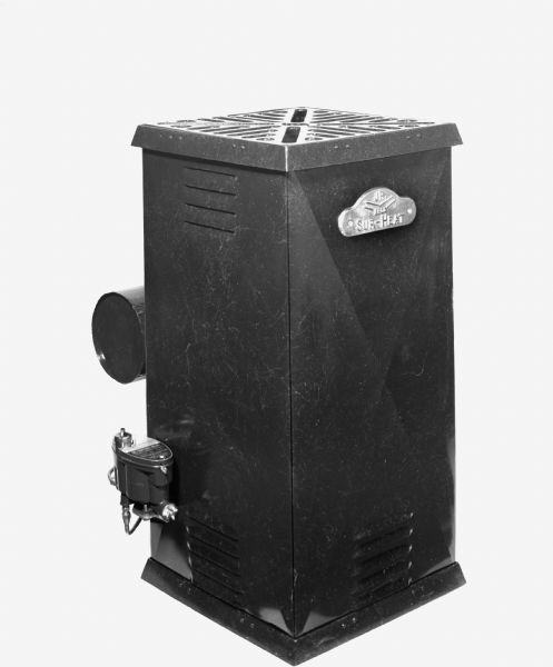 Junior Arco Sub-Heat Brock space heater with oil control valve.