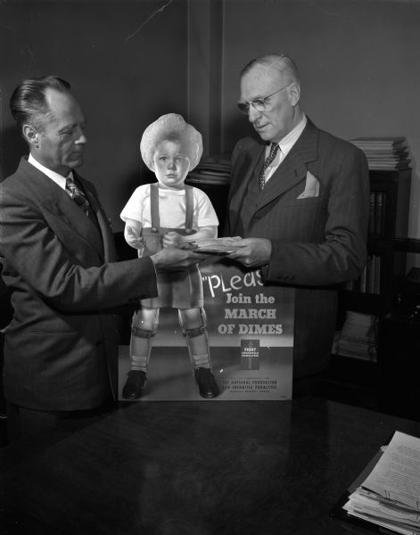 Harry M. Hanson and James R. Law | Photograph | Wisconsin Historical ...