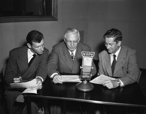 Governor Rennebohm and Others at WKOW Studio | Photograph | Wisconsin ...