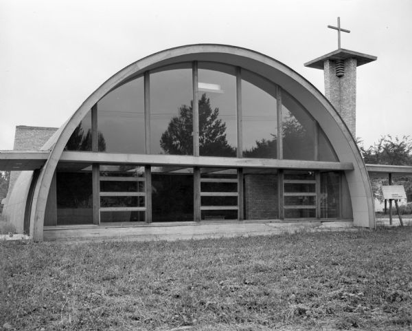 St. Luke's Episcopal Chapel, 4011 Major Avenue at Lake Edge Boulevard, consecrated Feb. 20, 1949. The building was designed by William Kaeser.