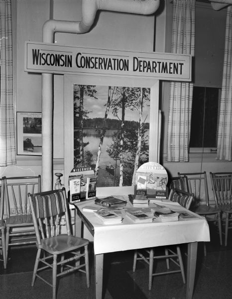 Wisconsin Conservation Department Display.