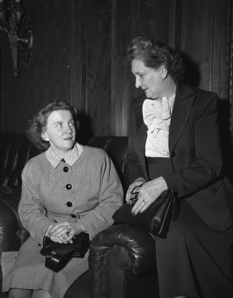 Ruth Doyle and Sylvia Raihle | Photograph | Wisconsin Historical Society