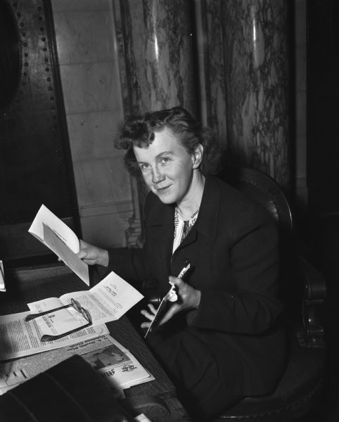 Ruth B. Doyle, Representative, Democrat, Madison, Wisconsin.