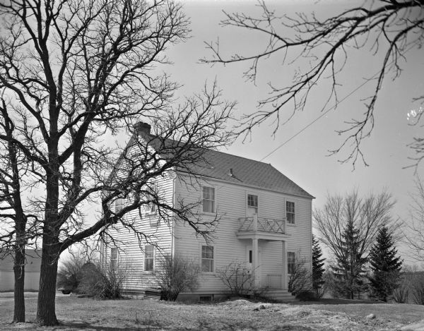 Harry R. Sharpe family farm home located on the University of Wisconsin poultry research farm, 5101 Mineral Point Road.