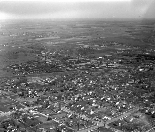Aerial view of Tomah.