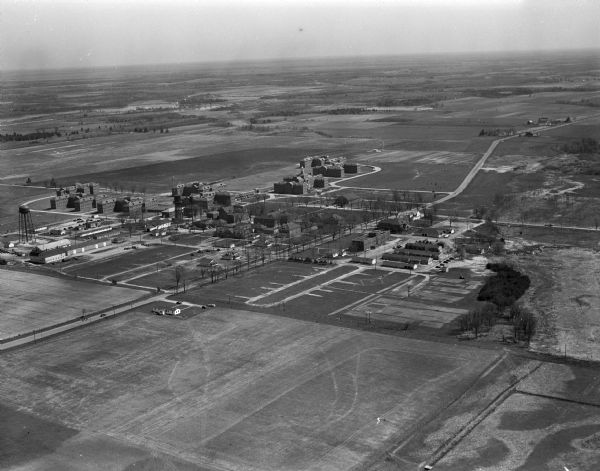 Aerial view of the Veterans Hospital at Tomah.