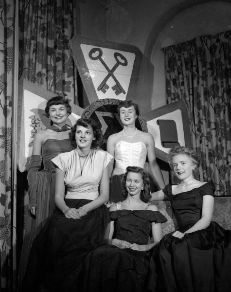 Sigma Chi Sweetheart Candidates | Photograph | Wisconsin Historical Society