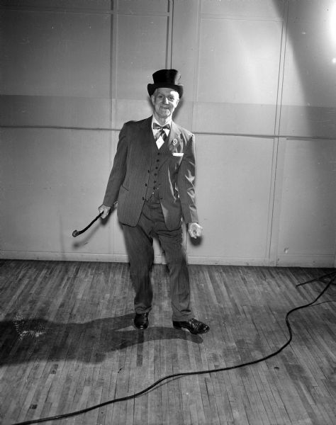 Tim Crimmins, 149 Rodney Court, dances an Irish jig in costume. Born in County Cork, Ireland, Crimmins immigrated to United States at age 15.