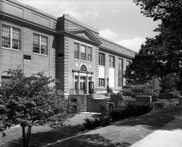 West High School | Photograph | Wisconsin Historical Society